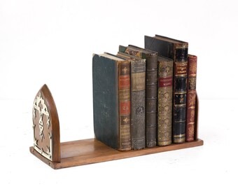 English Open Brass Folding Book Stand