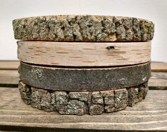 Coasters Set of 4 mixed wood