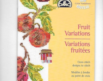"Fruity Variations" cross stitch booklet