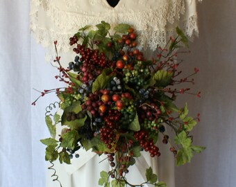 Wild Berry Silk Wedding Bouquet