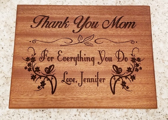 Cutting Board for Mom Cutting Board for Mother Mom Cutting Board Gift for Mom Mothers Day Gift for Mom Birthday Gift for Mom Mom Gift