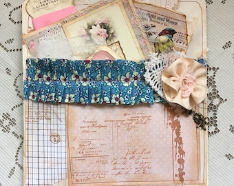 Junk Journal Embellishment and Tag Kit