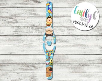 Balloon House Disney Magic Band 1.0 or 2.0 Decal or Skin | Custom Waterproof MagicBand Wrap