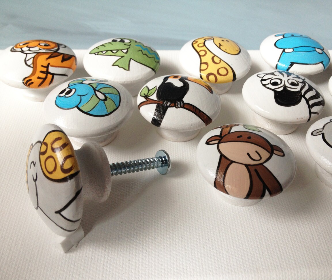 Animal Drawer Pulls / Dresser Knobs / Closet Handles / Hand