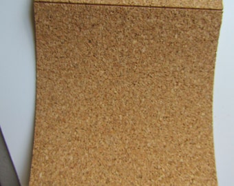 60 Adhesive Backed Cork for Coasters - 4" x 4" - Cork Sheets - Cork Squares - Cork for Coasters - Adhesive Cork - Adhesive Backed Cork