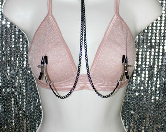 Collar Necklace Nipple Clamps