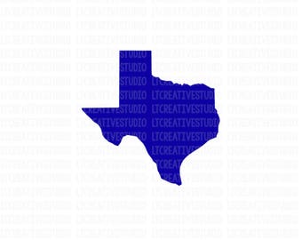Texas SVG, Texas State SVG, Texas Silhouette SVG, Silhouette Files, Cricut Files