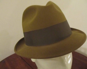 SALE Mad Men Mustard Fedora