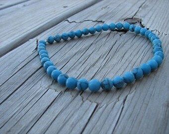 Ankle Bracelet- Turquoise Stone