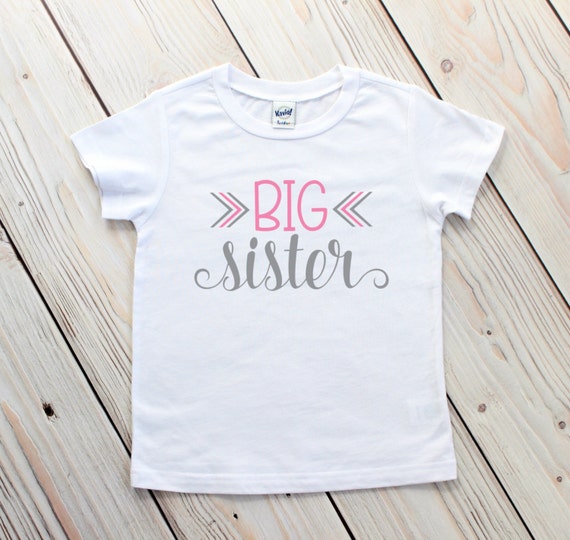Big Sister Shirt Big Middle Little Sibling Shirts Big