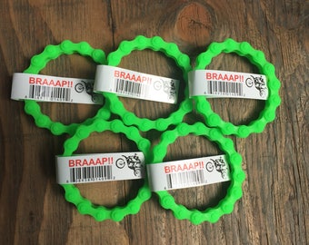 5 MX GREEN CHAIN wristband bracelet