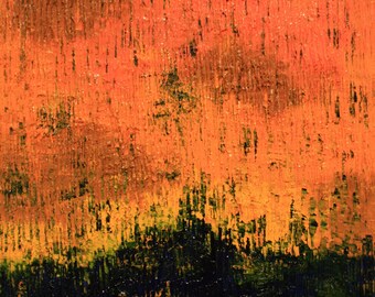 Coral Red, oil painting, 16 X 20 inches