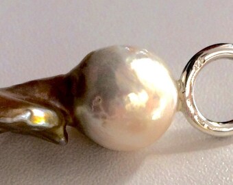 Pearl pendant necklace pendant freshwater pearl 925 silver