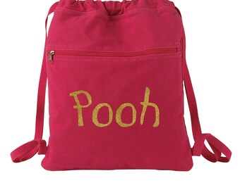 Winnie The Pooh - Pooh Bear - Disney Bag - Disney Tote - Disney Backpack - Personalized Bag