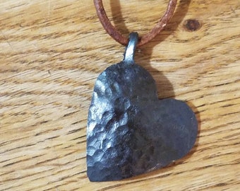 Hand Forged Heart Pendant
