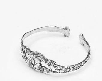 Sunflower Spoon Cuff Bracelet