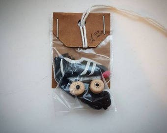 Roller Derby Skate Charm Necklace