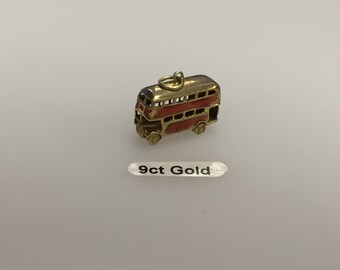 London Bus 9ct Gold Charm