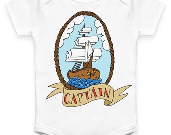 Traditional Captain Tattoo Baby Clothes