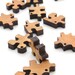 Mini Wooden Puzzle Piece Beads - 3/4 " - With Holes or Without Holes - Laser Cut Wood - Etsy Itsies by Timber Green Woods
