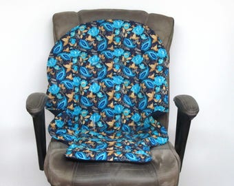 replacemen high chair pad Graco Duodiner or Blossom, baby accessory child chair cushion, kids furniture, feeding chair pad, paisley & roses