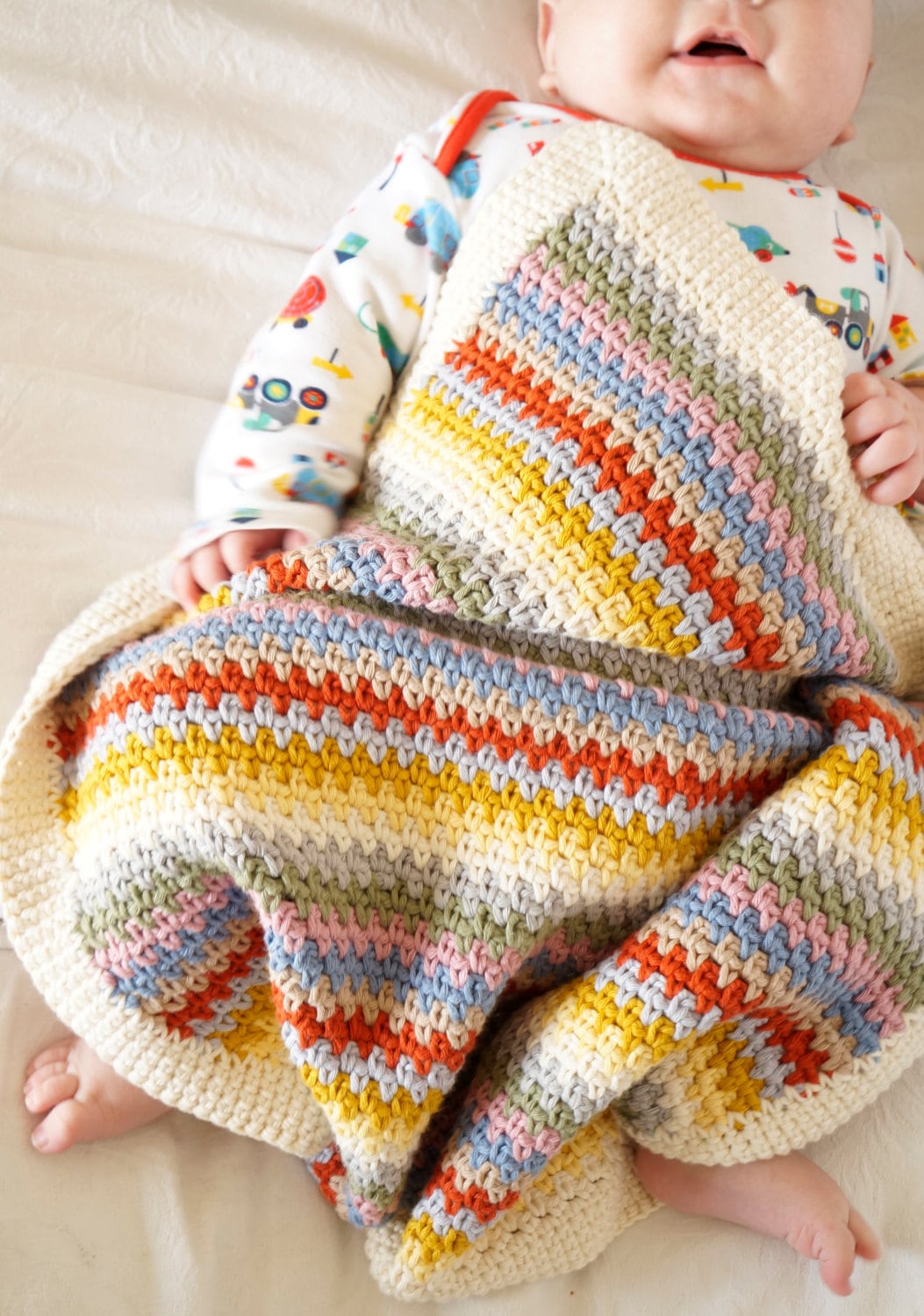 Baby Afghan Patterns Easy Crochet Beginner Pattern Boy