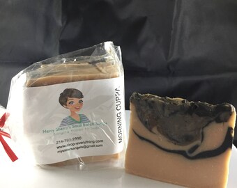 Morning Cuppa - Cold processed handmade soap
