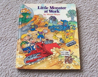 Mercer Mayer Children's Book, Little Monster At Work