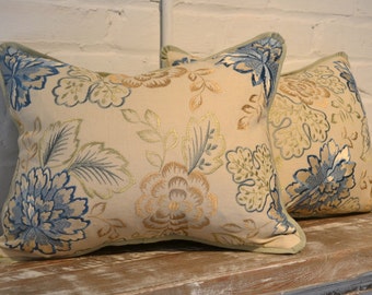 Colefax & Fowler Embroidered Floral Pillows