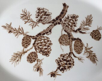 Johnson Brothers Stoneware Oval Platter - Conifer