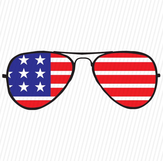 Fourth of July svg Sunglasses svg monogram svg memorial