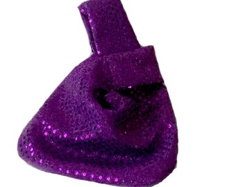 New Year glitter bag, ultraviolet knot bag, holiday evening bag, sequin handbag,formal evening bag, purple evening bag, sparkly purple purse