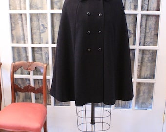 1950's Double Breasted Wool Opera Cape