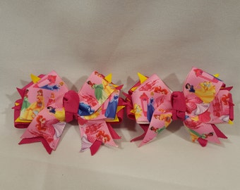 Princess Characters Hairbow (Pair)