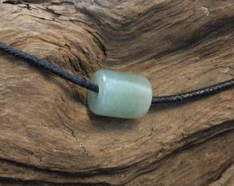 Hand Carved Asian Jadeite Bead.
