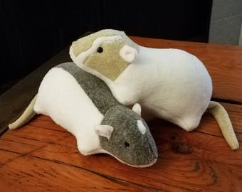 Customizable Rat Stuffed Animal Plushie Toy