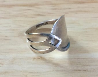 Sterling Silver Spoon Ring
