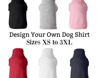 Custom Dog T-Shirt, Custom Dog Clothes,Personalized Dog Shirt,Dog Clothes,Dog Shirt,Dog Lover,Custom T-Shirt,XS to Large,Casual Dog Apparel