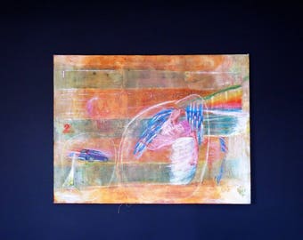 FREEDOM 17 80x100cm by Greg Lerka