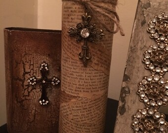 Bible verses candle