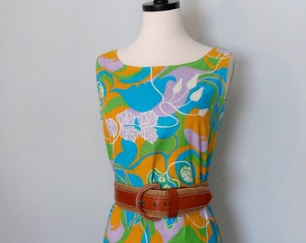 1960's Vibrant Shift Dress