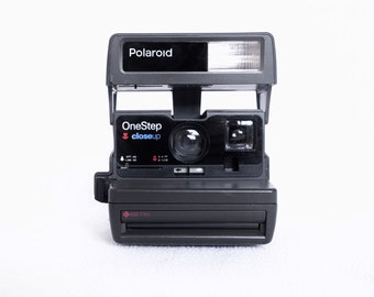 Polaroid Onestep Closeup 600 Film Instant Cameras in Tested Working Condition: 1990s