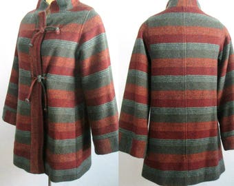 Mod Hippie Mini Coat Jacket 1960s 1970s Braetan