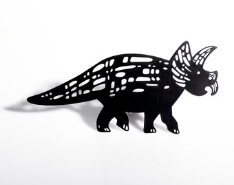 Triceratops Shadow Puppet - Laser Cut Dinosaur