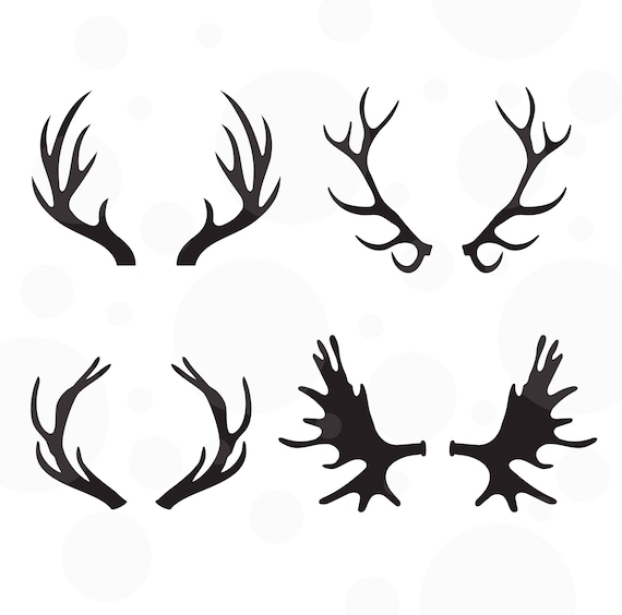 Antlers SVG Set Of 4 Vectors Cut File For Silhouette And   Il 570xN.1267153980 Ti7g 