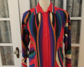Chagall Brand Psychedelic Blouse
