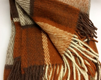 130x 180cm wool plaid wool blanlket wool throw checked blanket wool