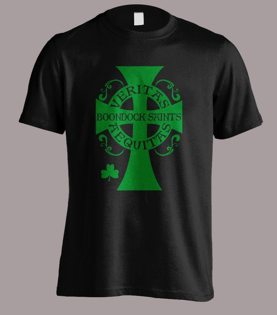 Boondock Saints shirt Cross Aequitas Veritas S-4XL and Long Sleeve Available