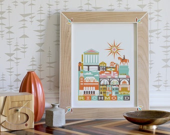 RICHMOND print -11 x 14 in. (color: Taffy)