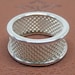 Vintage Tiffany & Co. Sterling Silver Double Band Tire Mesh Unisex Ring Womens or Mens ~ Size 6 1/4 Mens Pinky Ring ~ Authentic Tiffany Ring